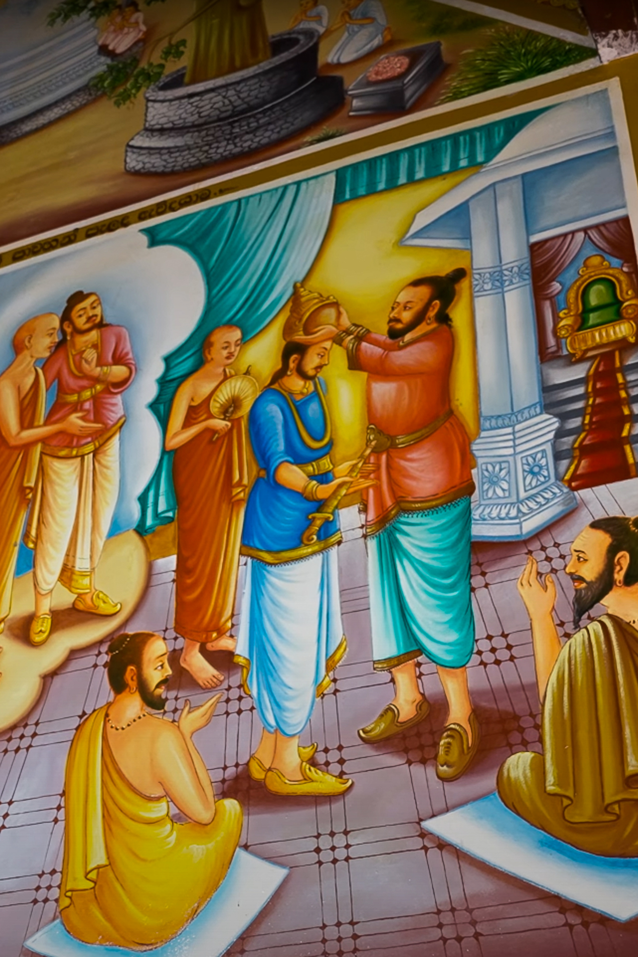 Temple of the Sacred Tooth Relic in Kandy, Sri Lanka.
