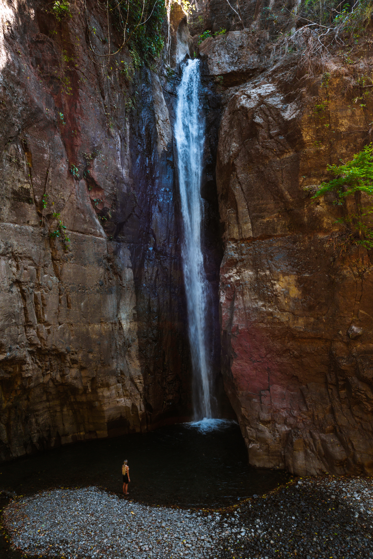 Tamanique Waterfalls cascade and natural pool, El Salvador