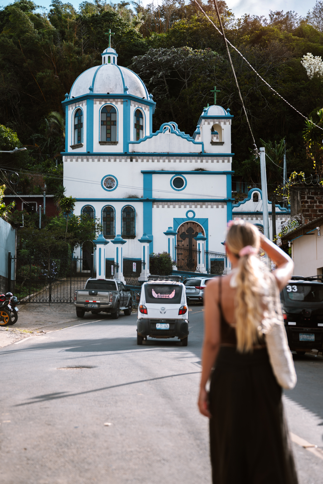 Church along Ruta de las Flores, El Salvador