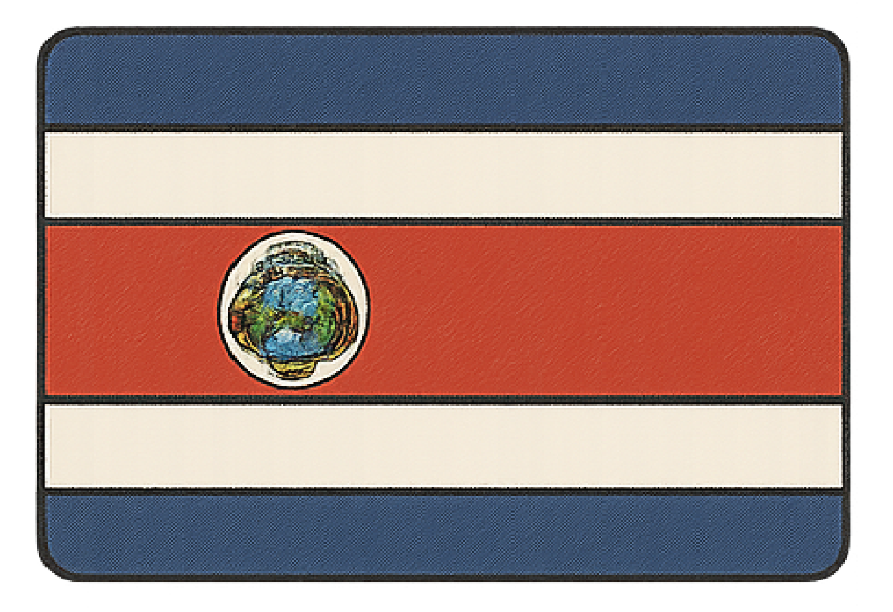 Flag of Costa Rica