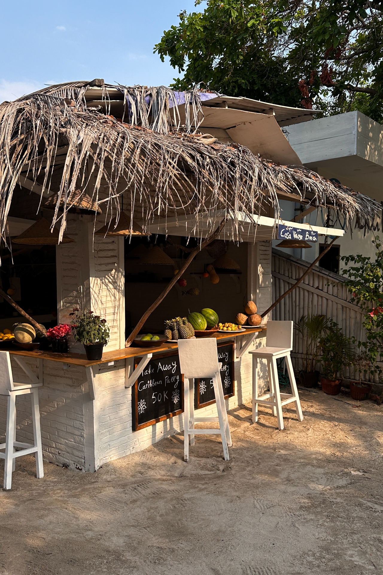 Streets of Gili Trawangan on the Gili Islands near Lombok