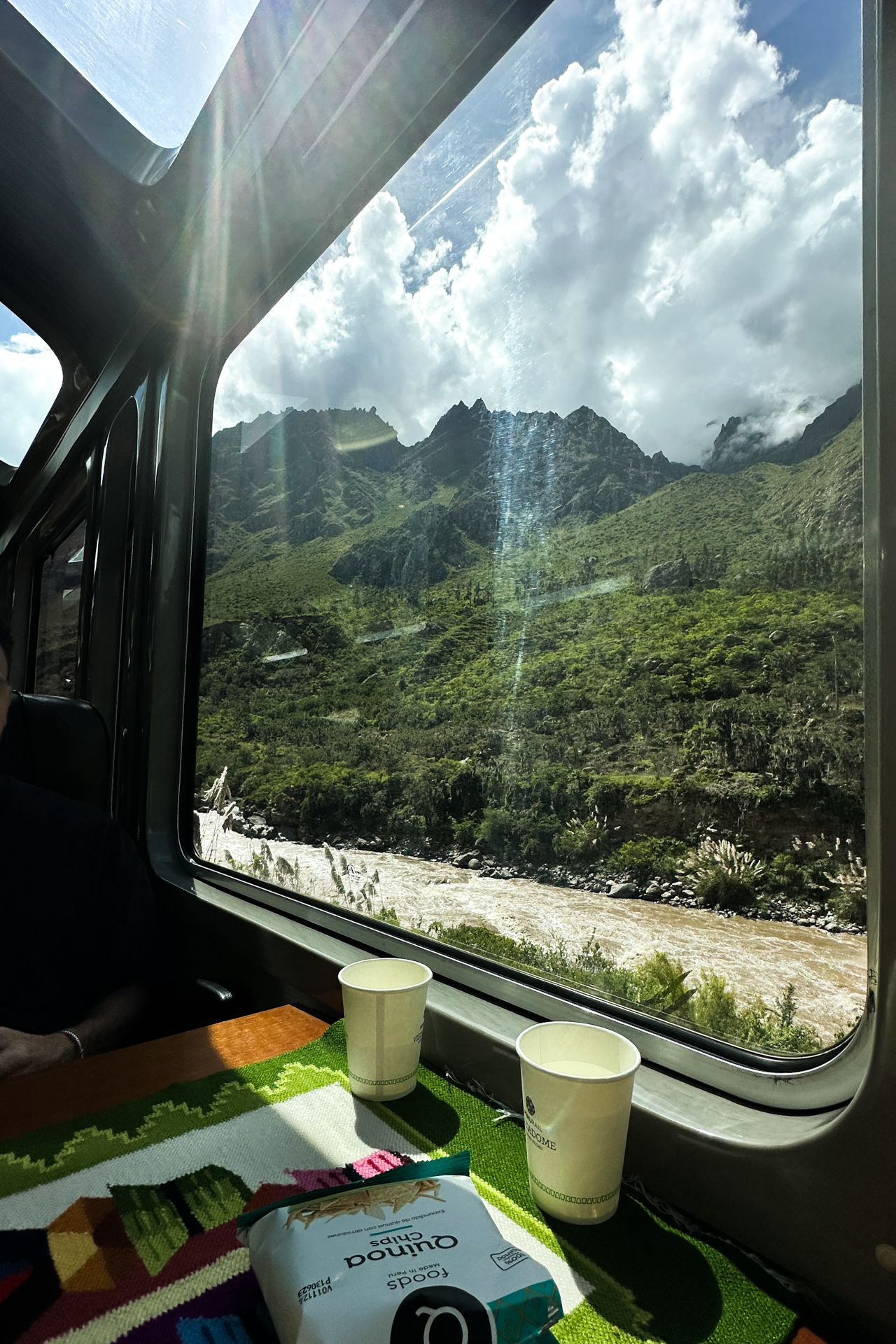 Perurail of Aguas Calientes in Peru