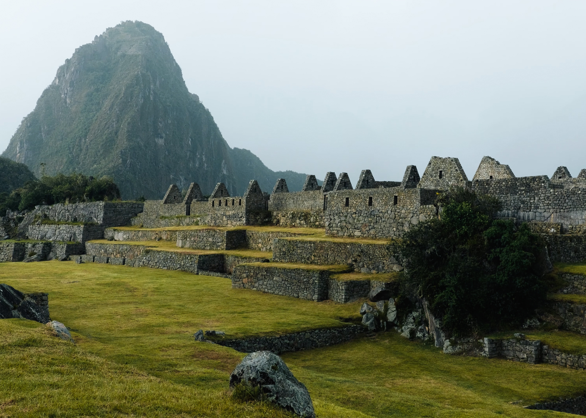 Inca Ruins in Machu Picchu in Peru