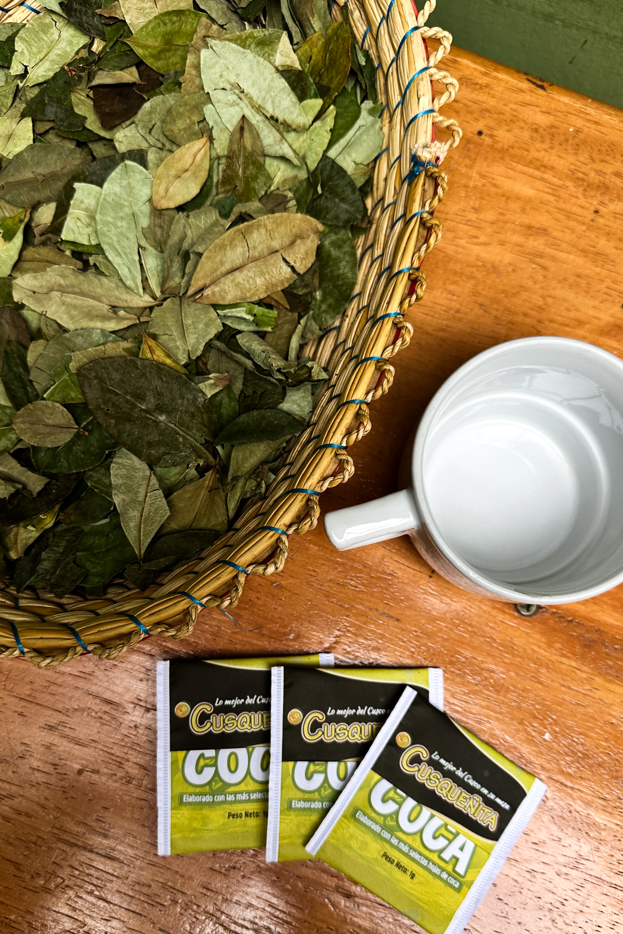 Coca Leaf Tea for Altitude sickness