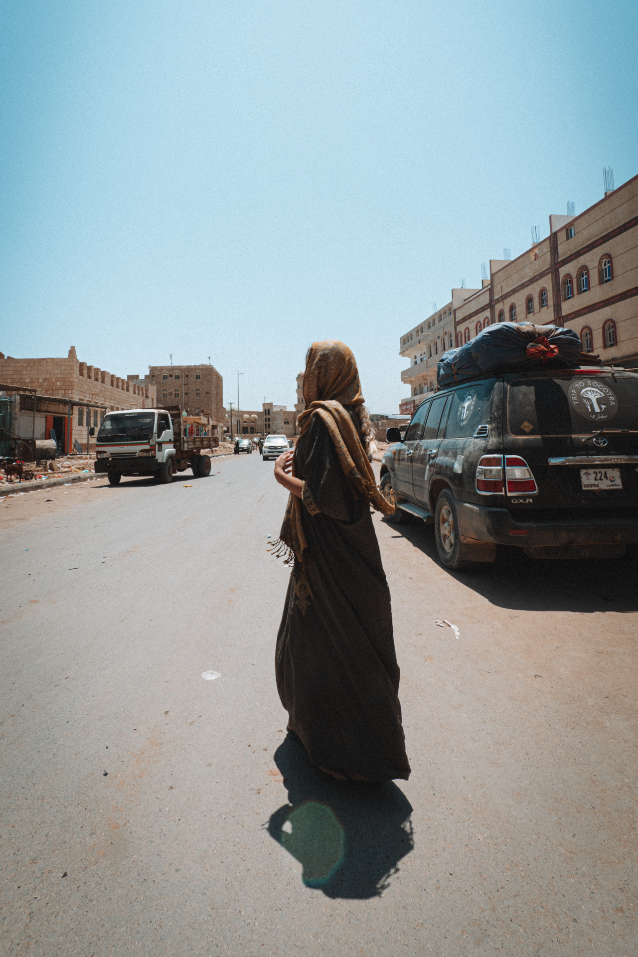 Woman in Hadibo, Socotra in Yemen