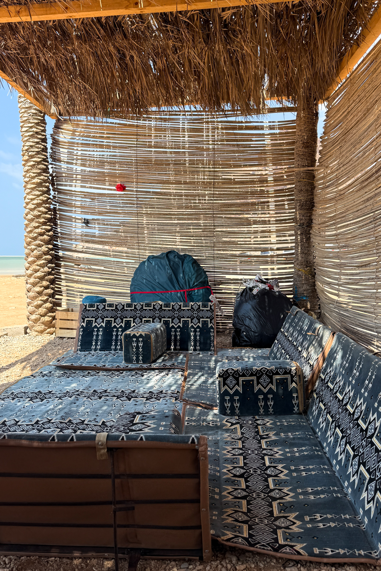 Basecamp Detwah Lagoon in Socotra, Yemen