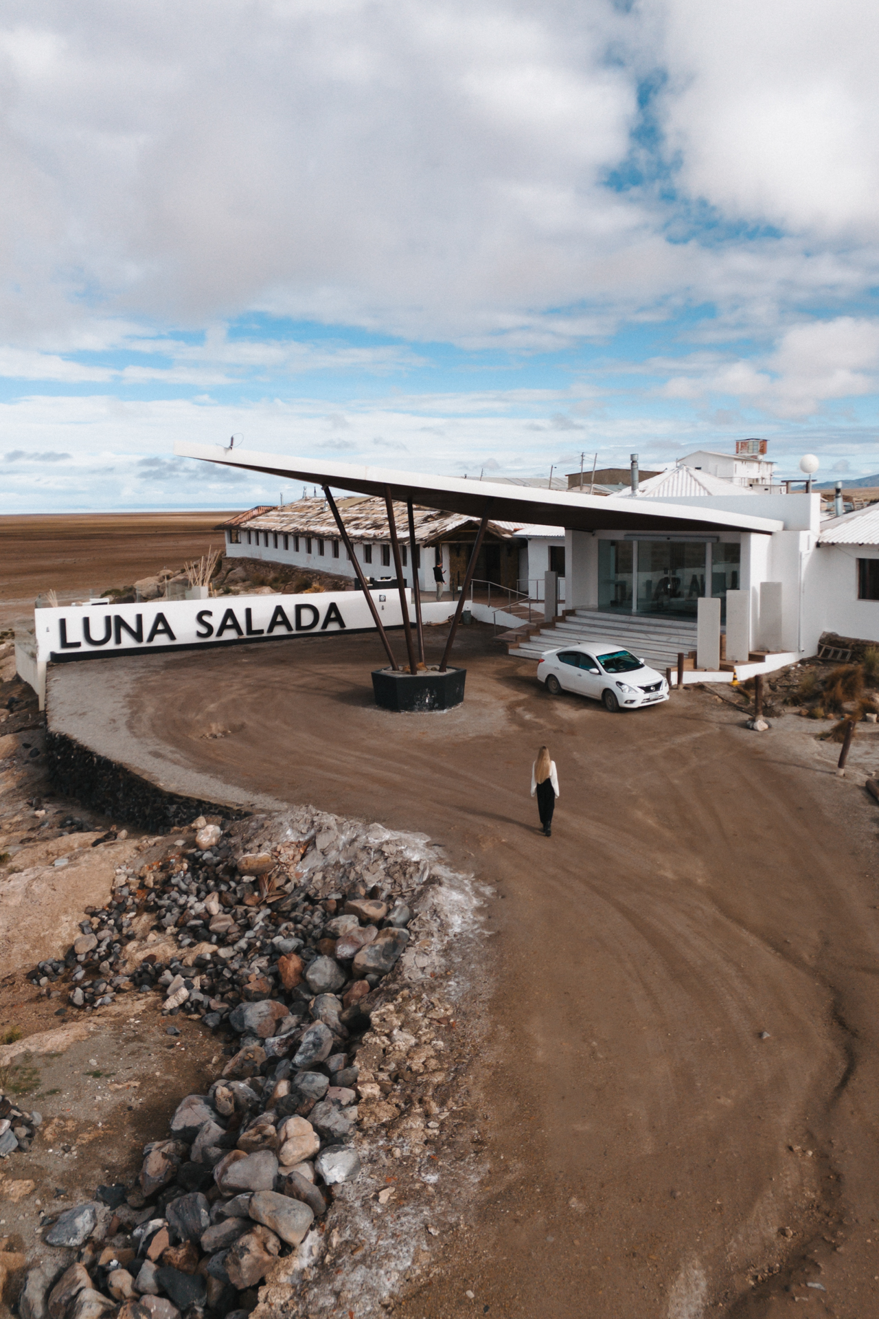 Staying at Luna Salada, a unique hotel made entirely of salt near Salar de Uyuni