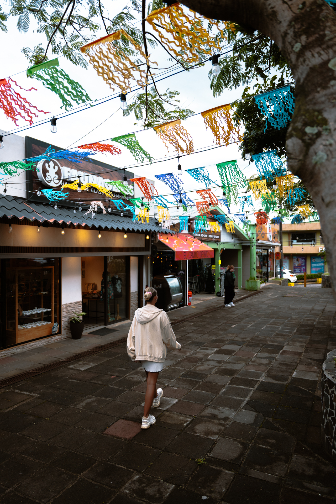 Streets of Santa Elena in Monteverde, Costa Rica