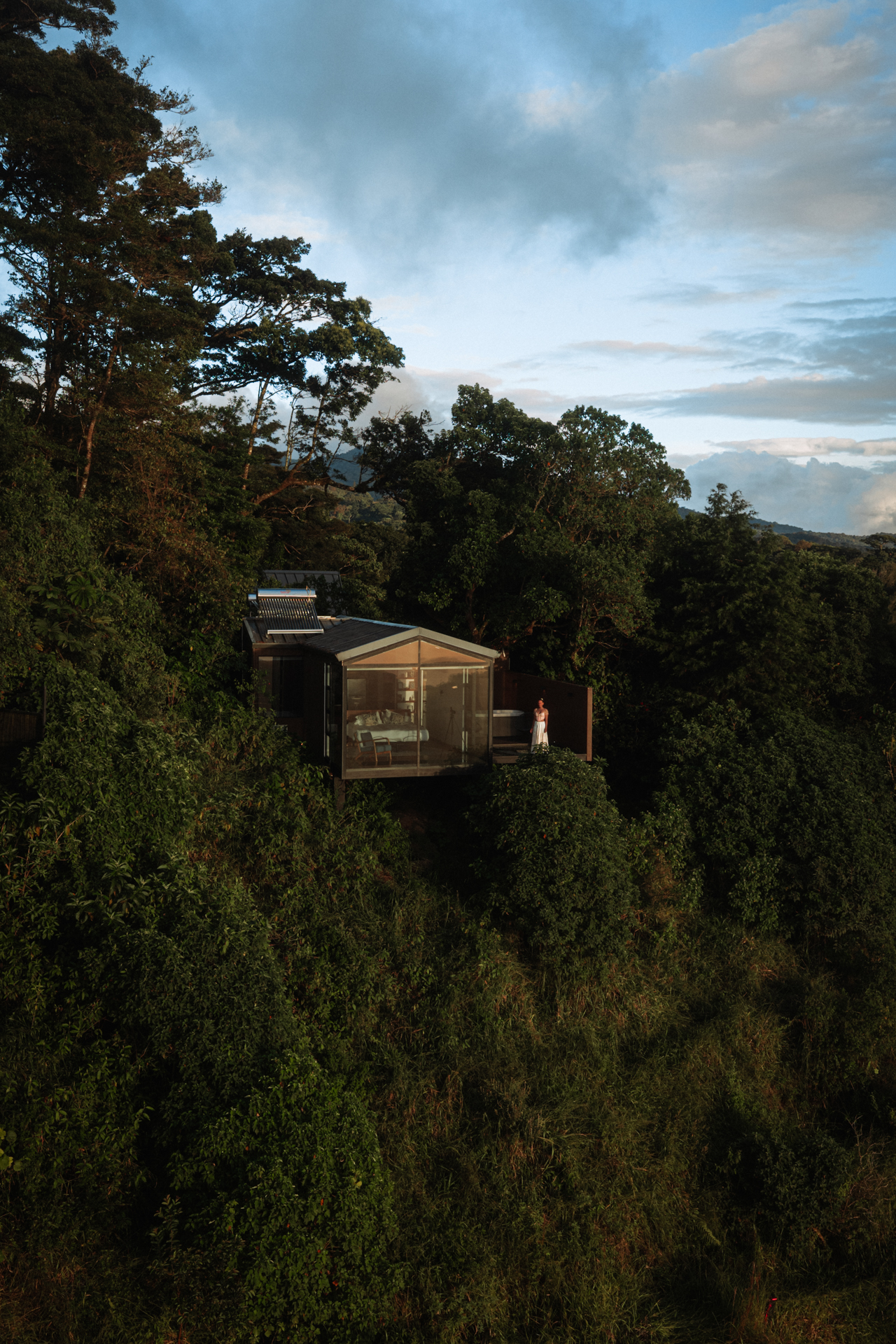 Amalu Monteverde lodge surrounded by rainforest in Costa Rica