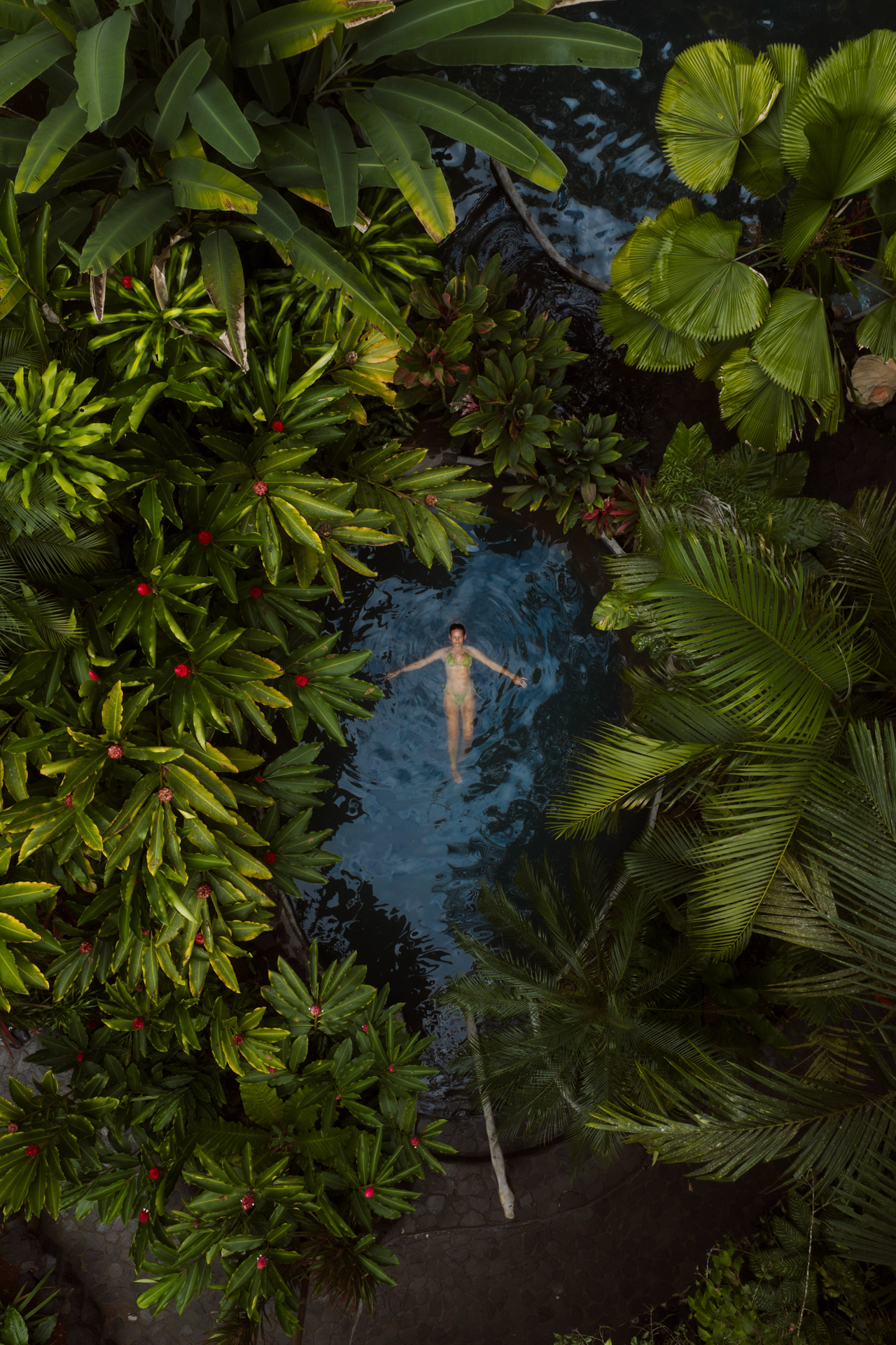 Hot springs in La Fortuna, Costa Rica