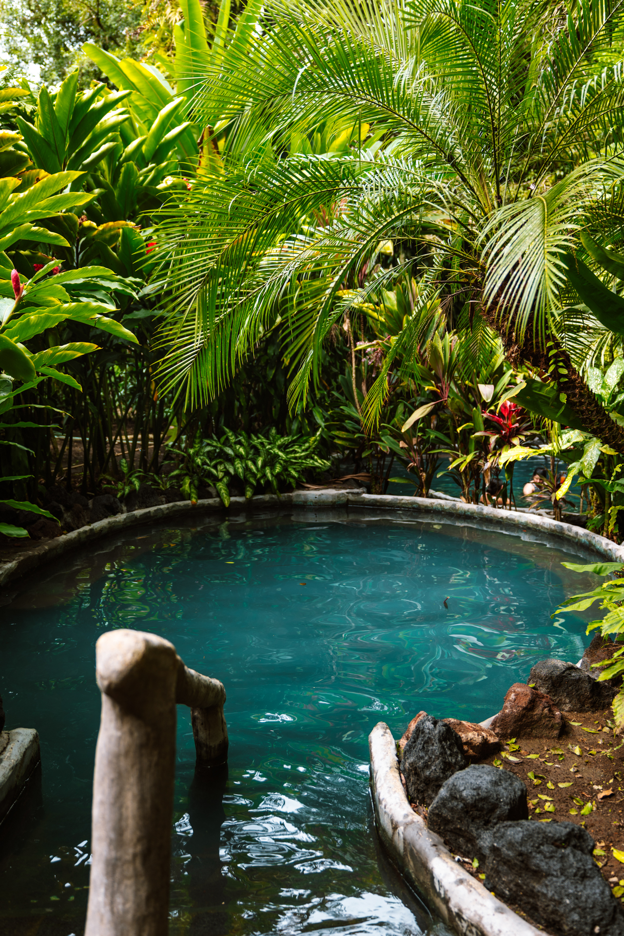 Hot springs in La Fortuna, Costa Rica
