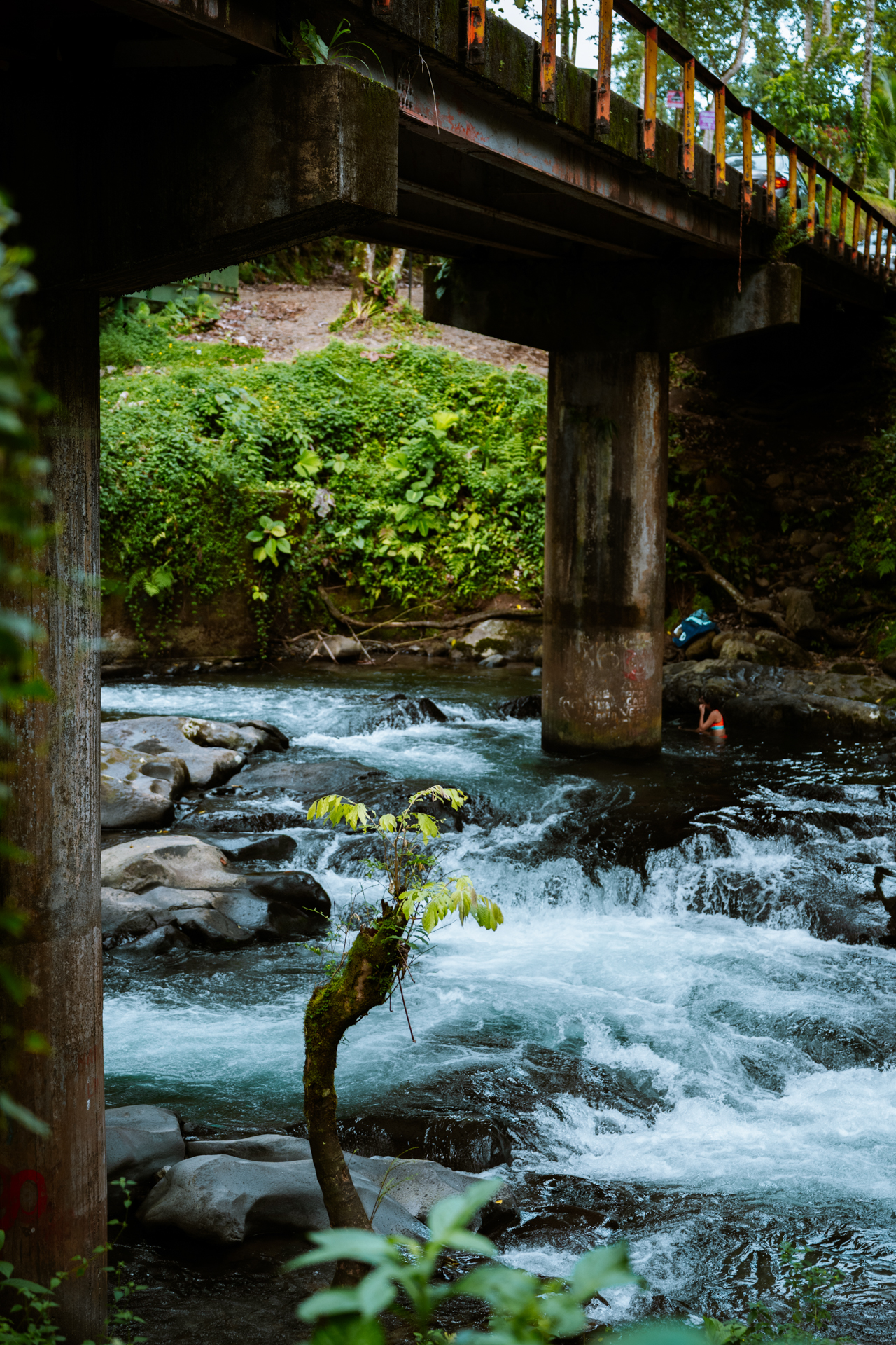 El Salto Rope swing in La Fortuna, Costa Rica