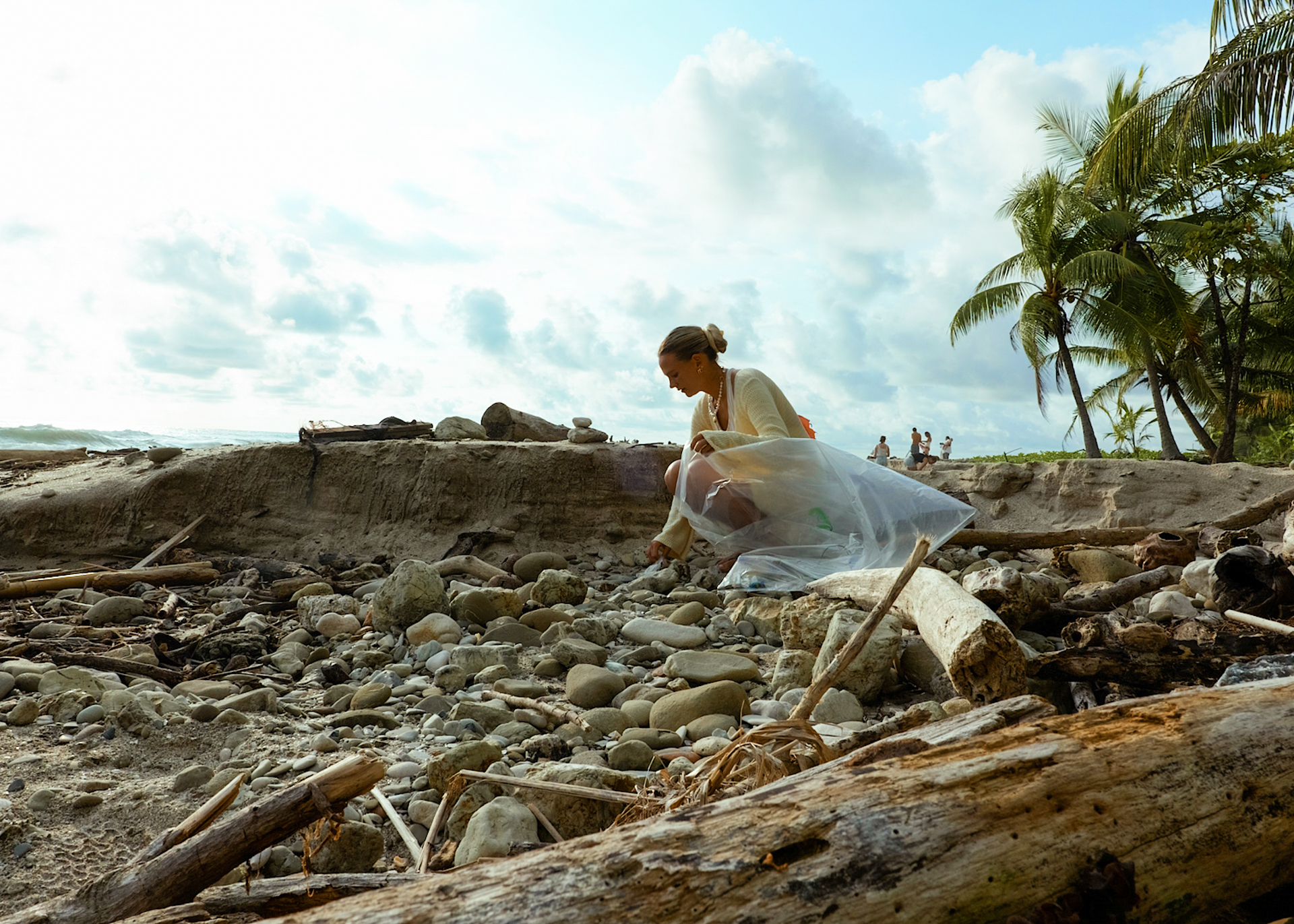 Beach Clean on Playa Carmen in Santa Teresa, Costa Rica