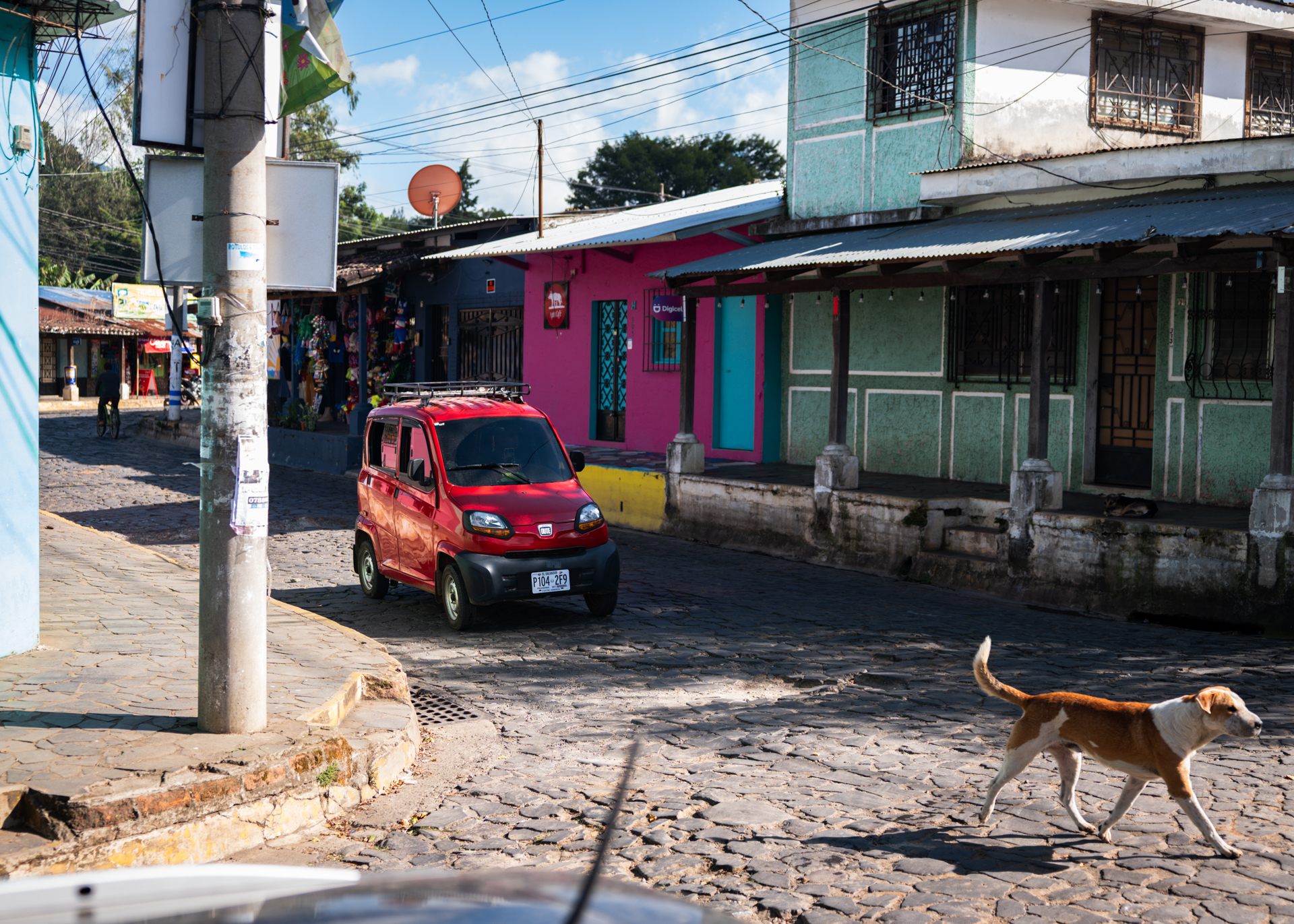 Streets of Ataco in Ruta de las Flores