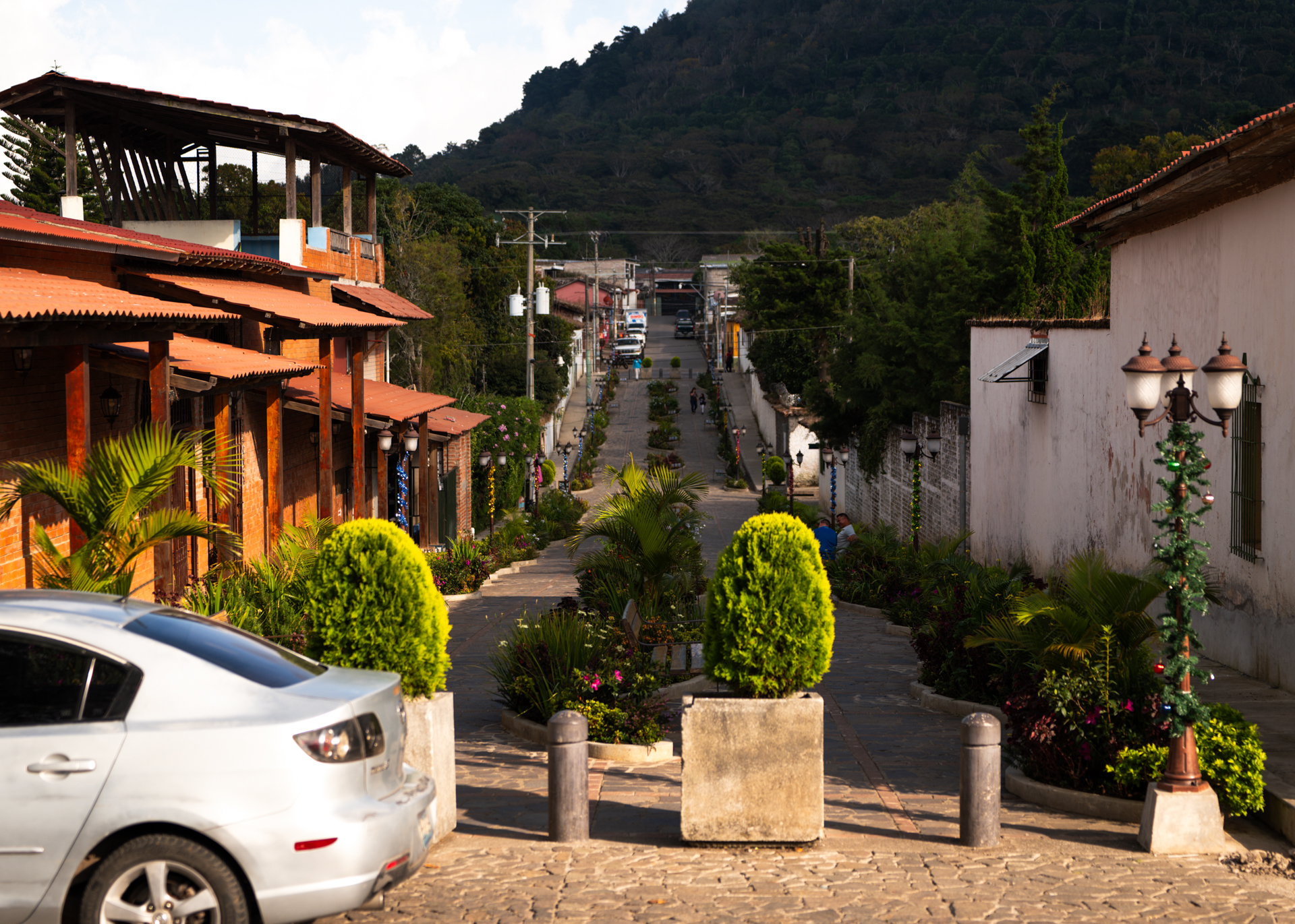 Streets of Apaneca at Ruta de Las Flores