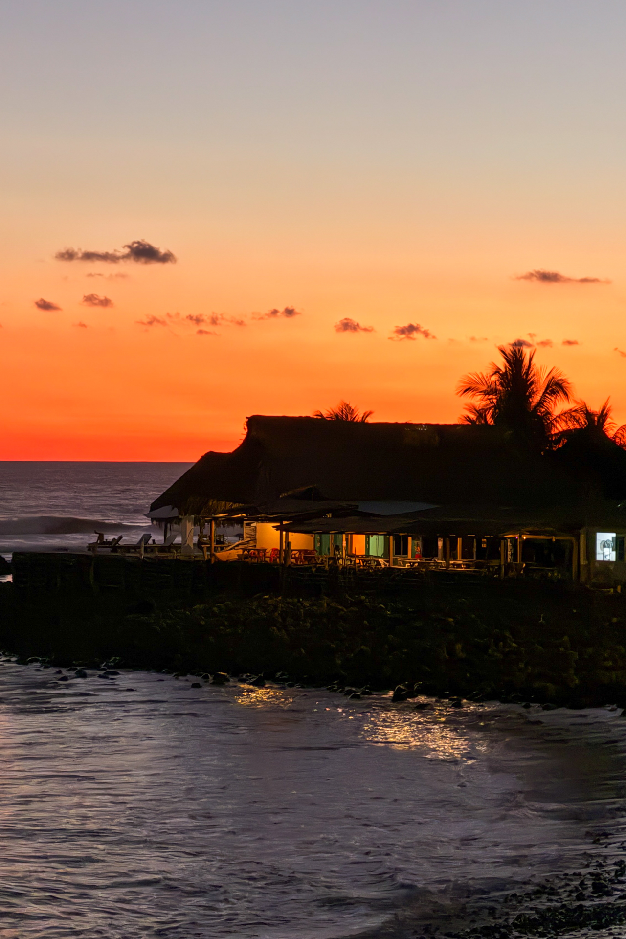 Sunset in El Zonte, El Salvador