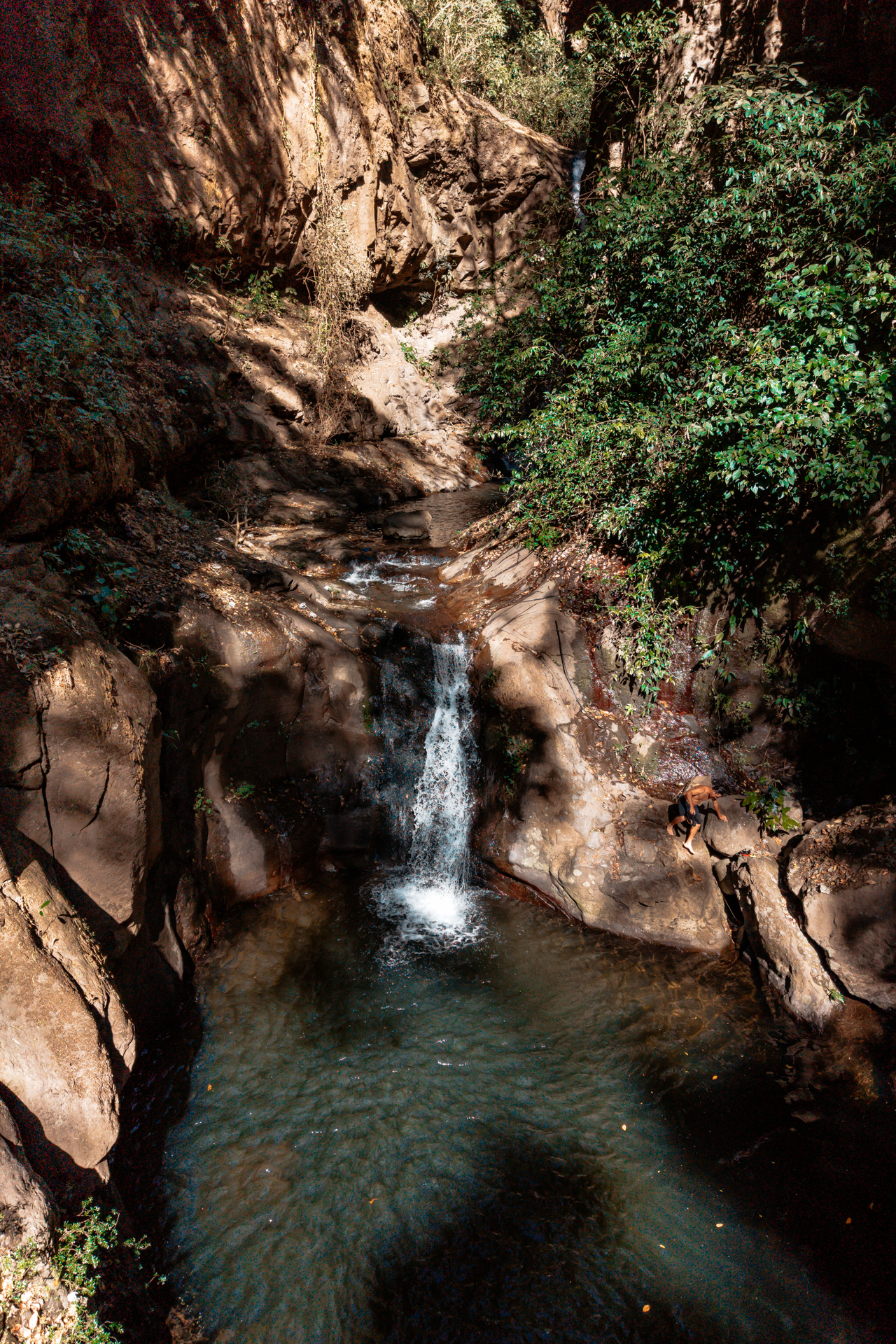 Tamanique Waterfall El Salvador jungle pool
