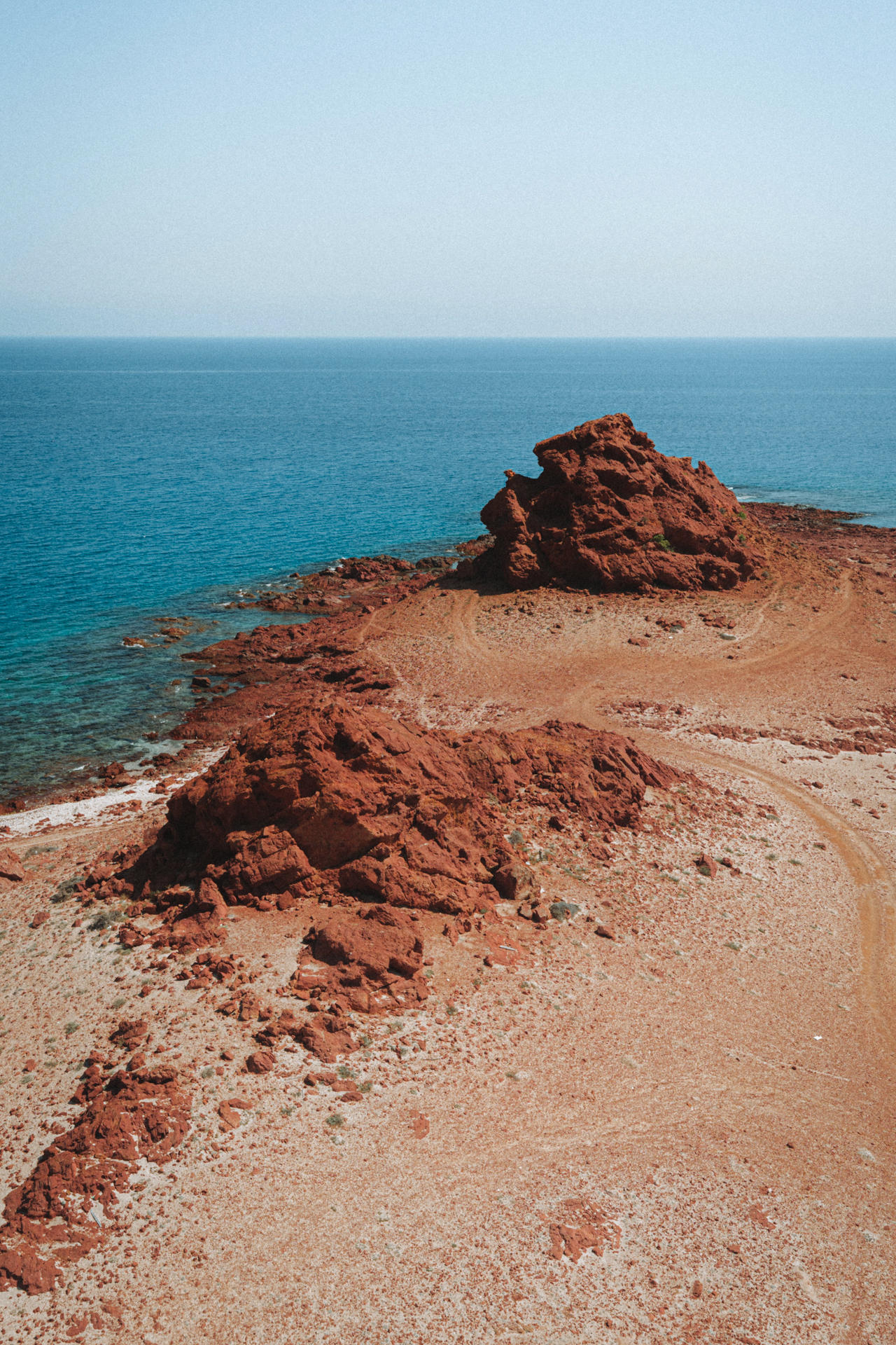 Aerial drone photo of Socotra Island