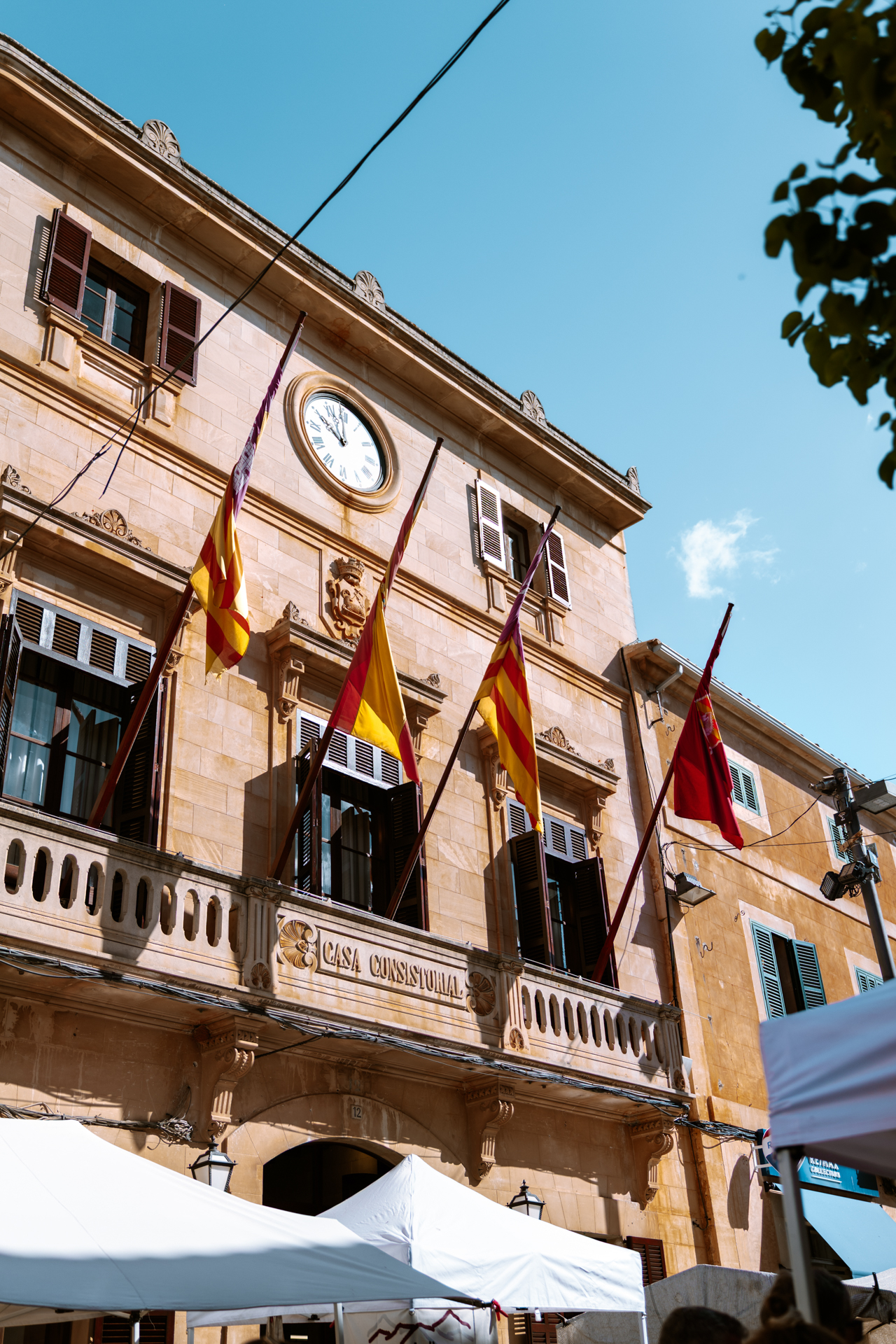 Santanyí market at Casa Consistorial in Mallorca