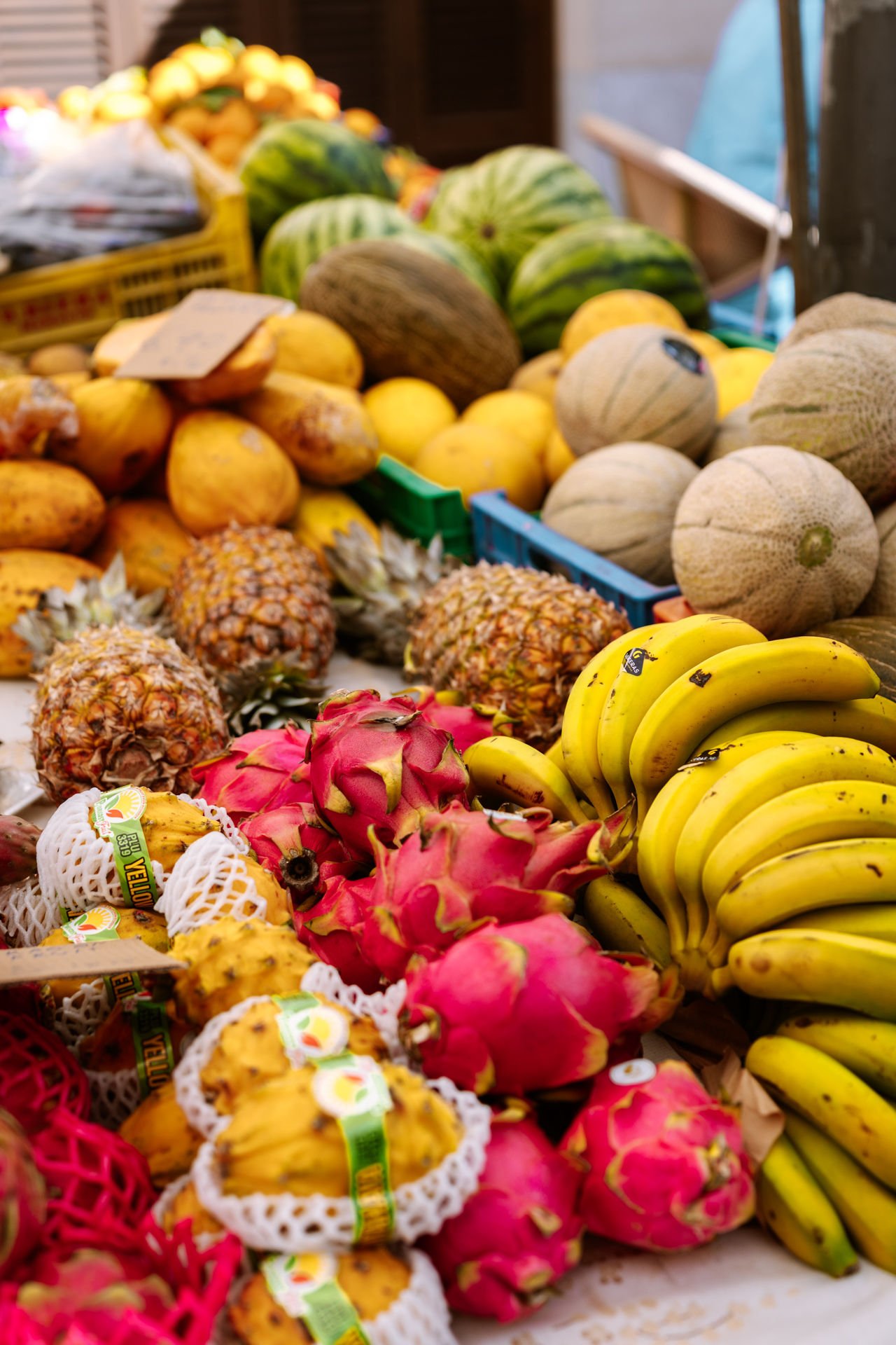 Fruits at Santanyí Market in Mallorca