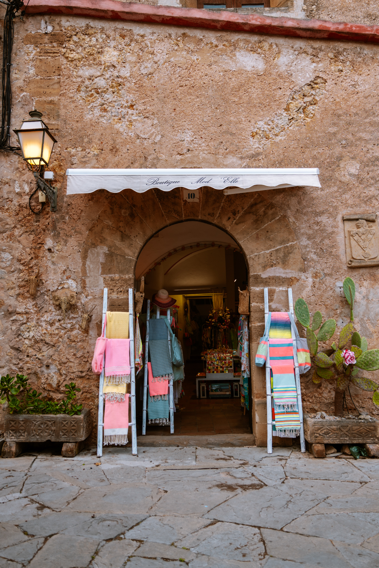 Boutique shopping in the historic streets of Pollença Old Town