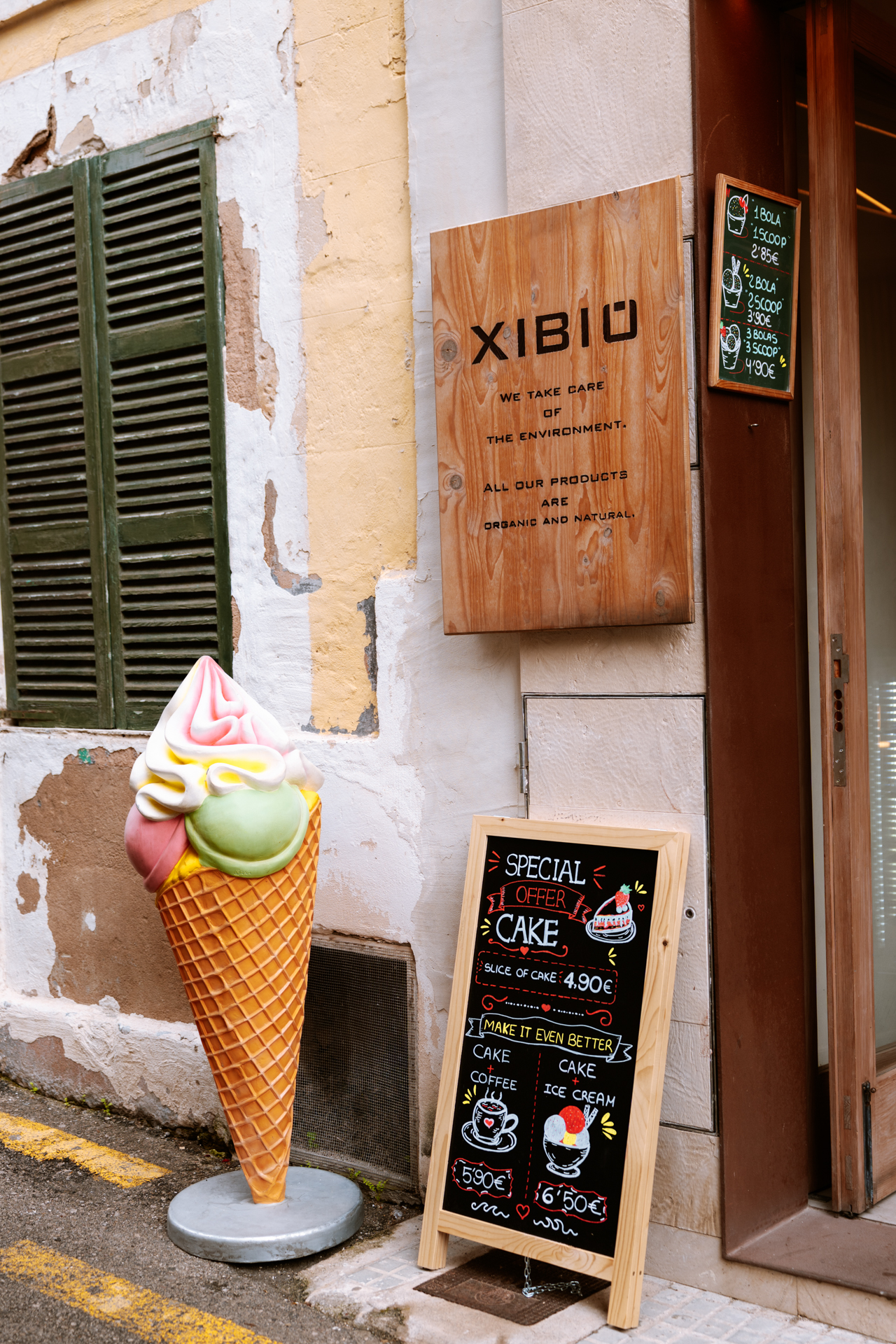 Xibiu Helados Ecológicos Ice cream in Alcudia, Mallorca