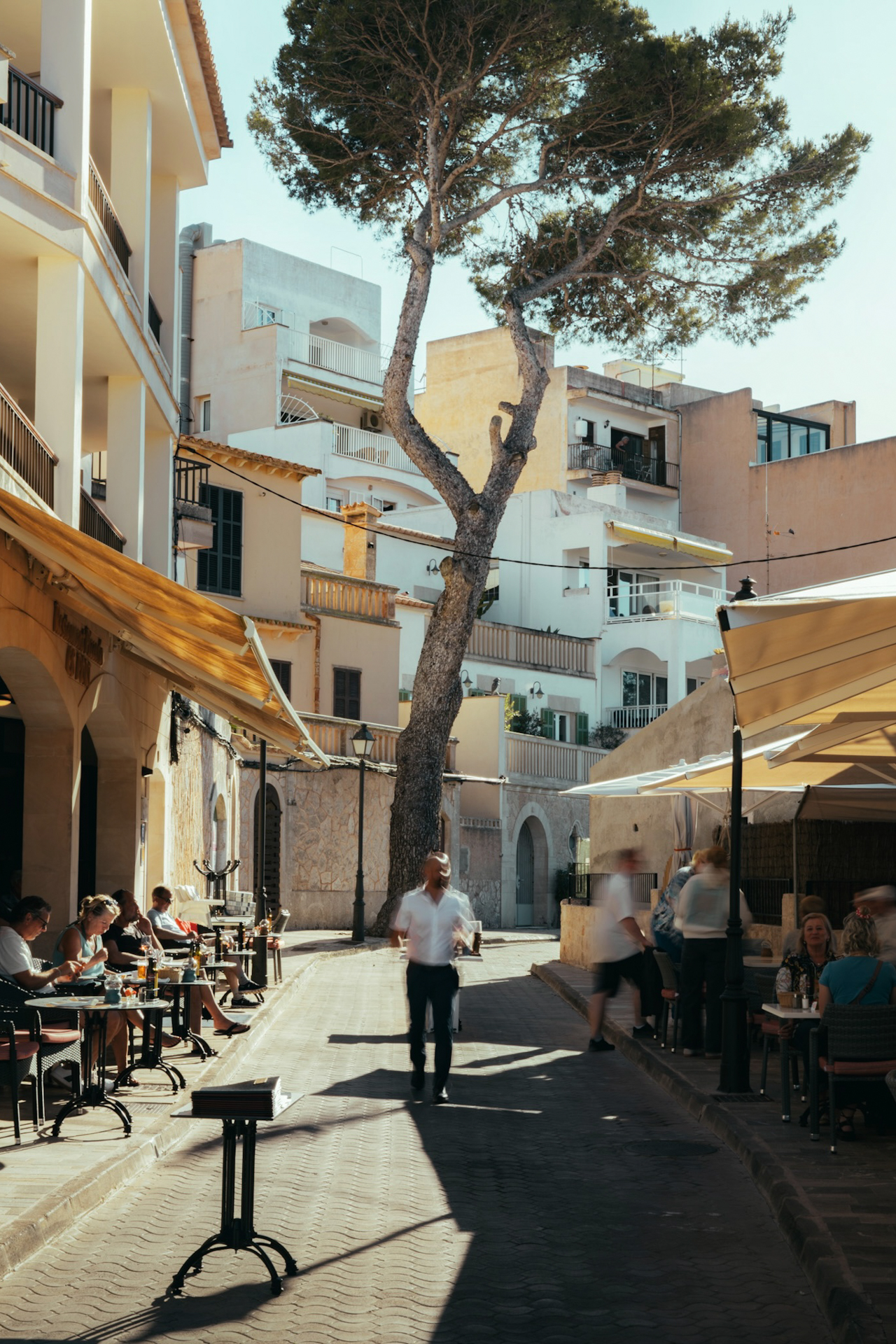Waterfront promenade in Cala Figuera