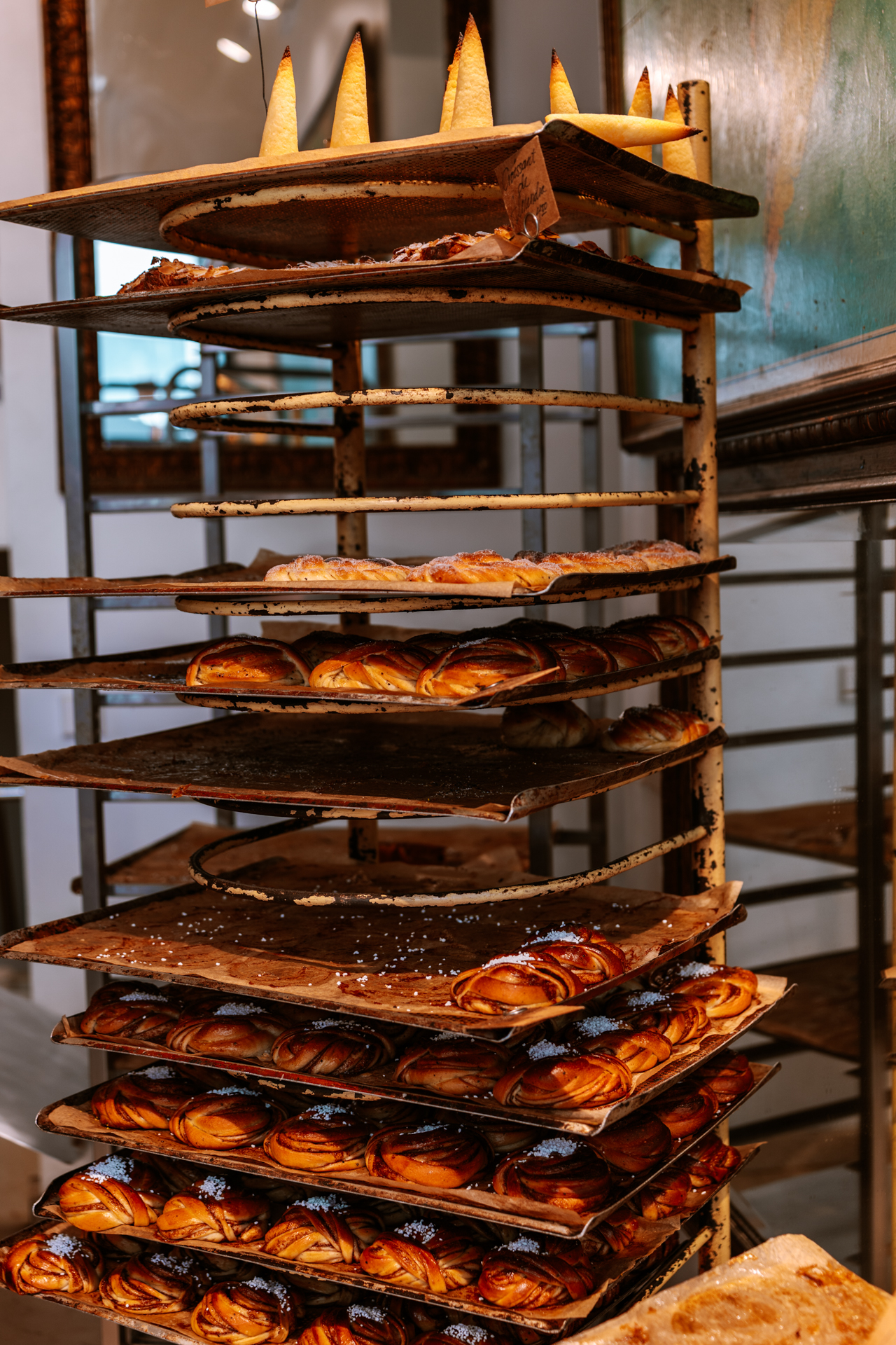 Cinnamon Bun at Fika Farina in Palma, Mallorca