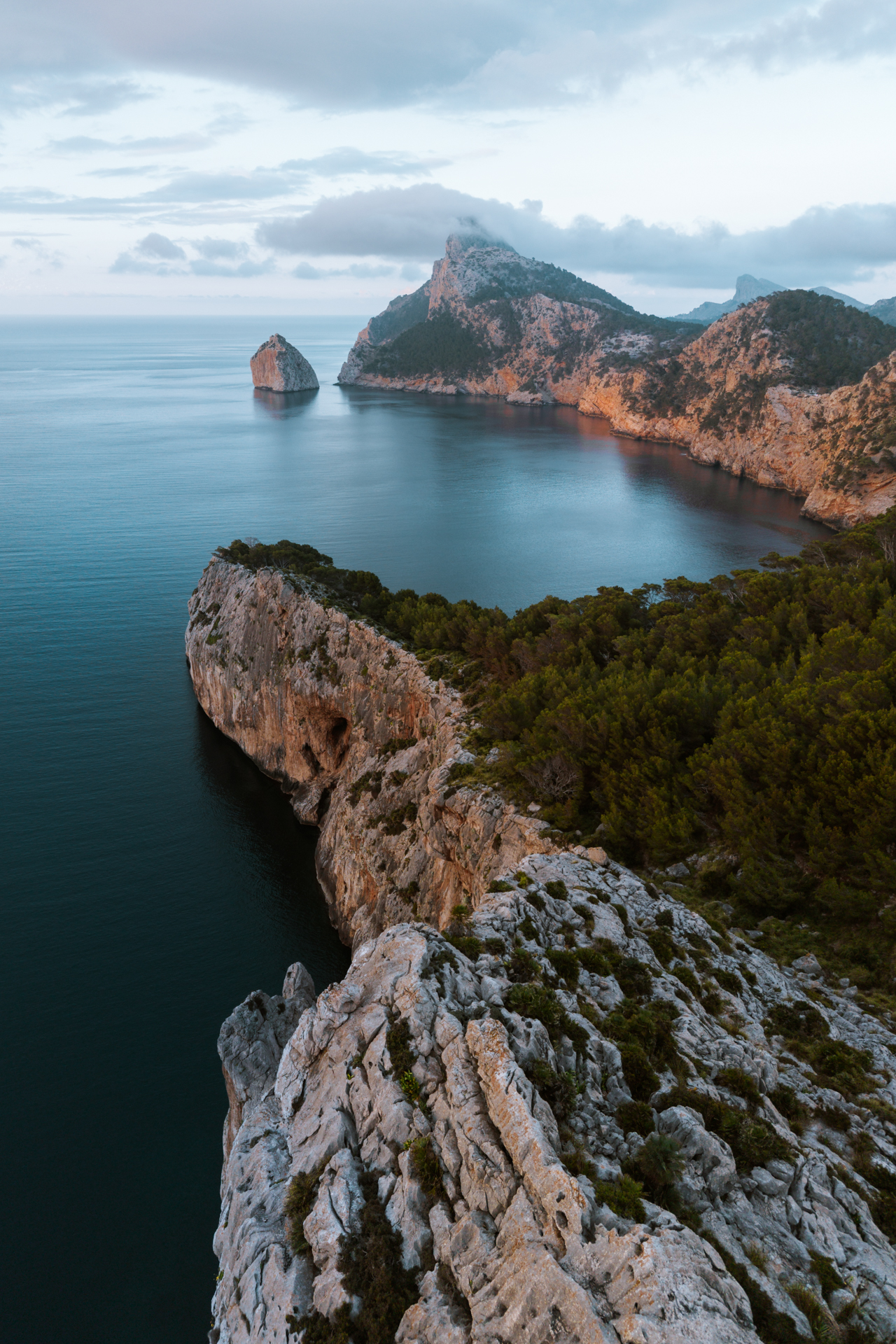 The dramatic cliffs of Cap de Formentor in Mallorca