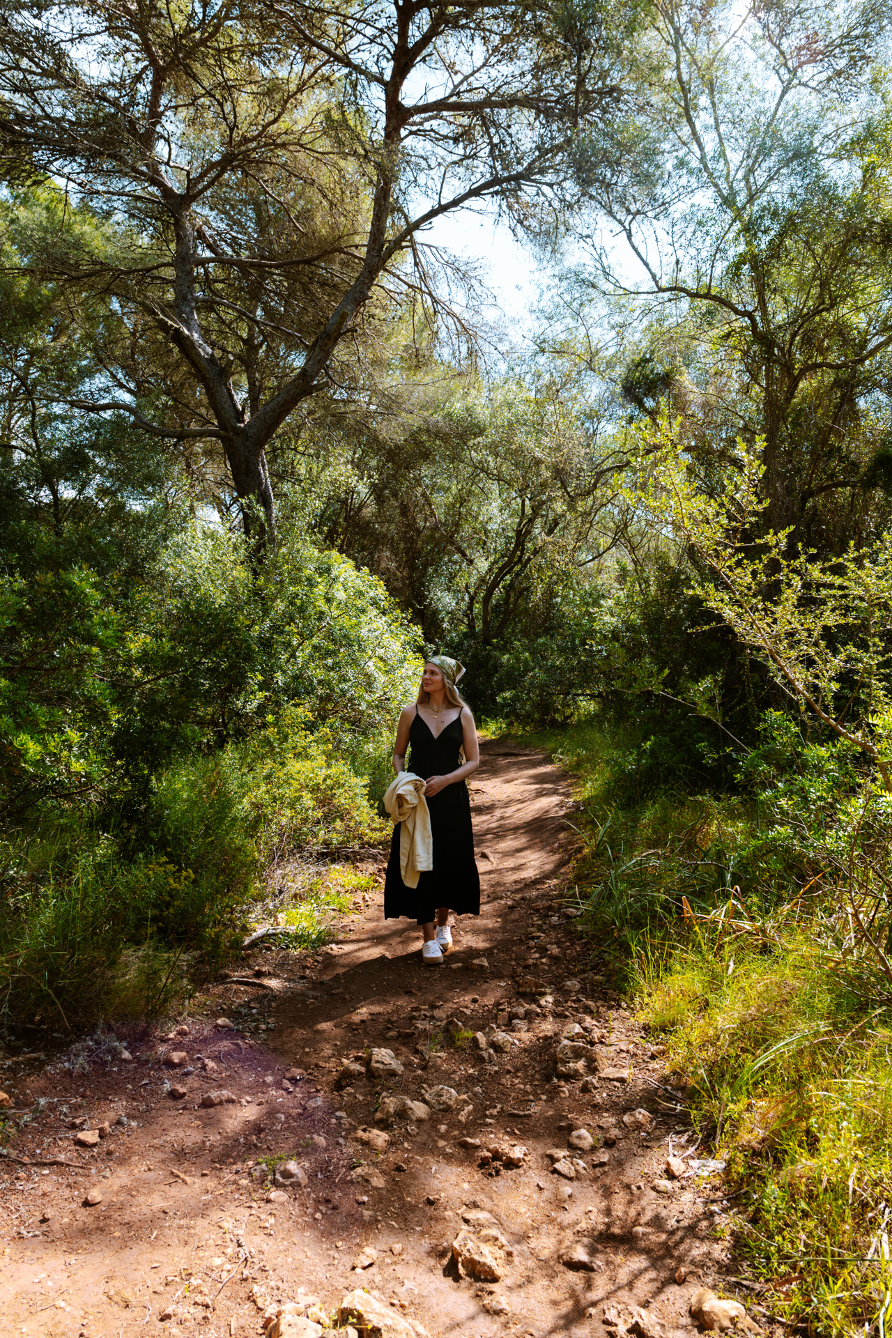 The scenic trail to Coves des Pont in Mallorca, Spain