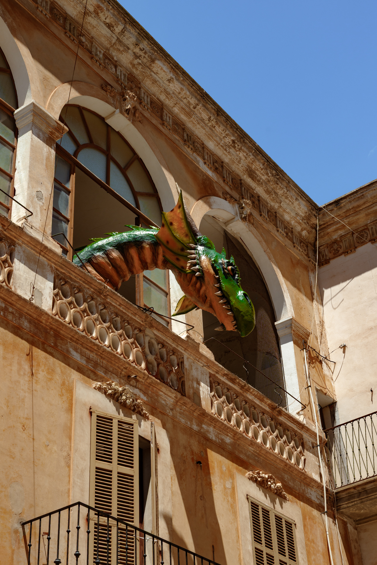 Streets of Manacor, Mallorca in Spain