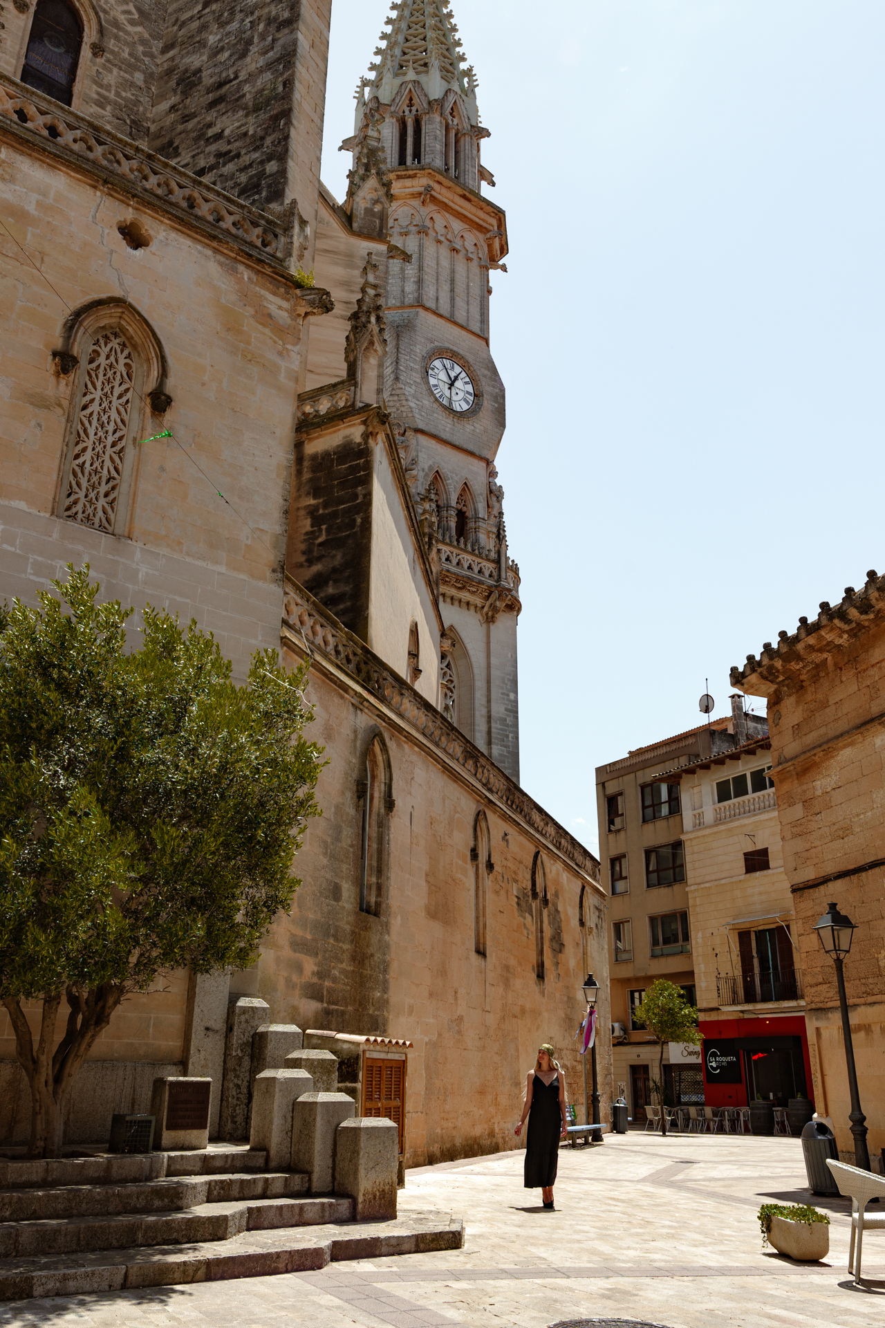 The Parish Church of Nostra Senyora dels Dolors of Manacor in Mallorca