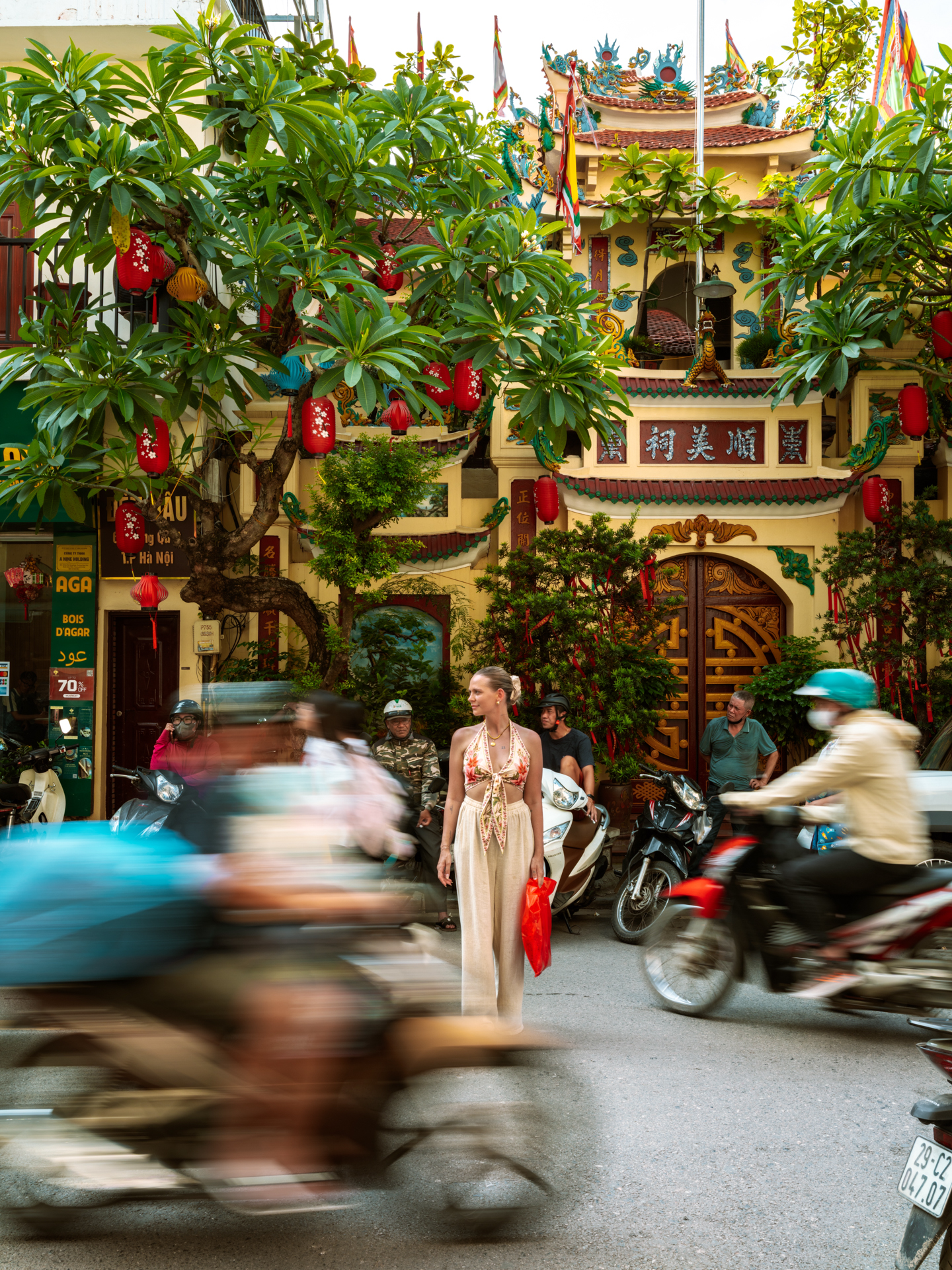Hanoi Streets of Hanoi in Vietnam