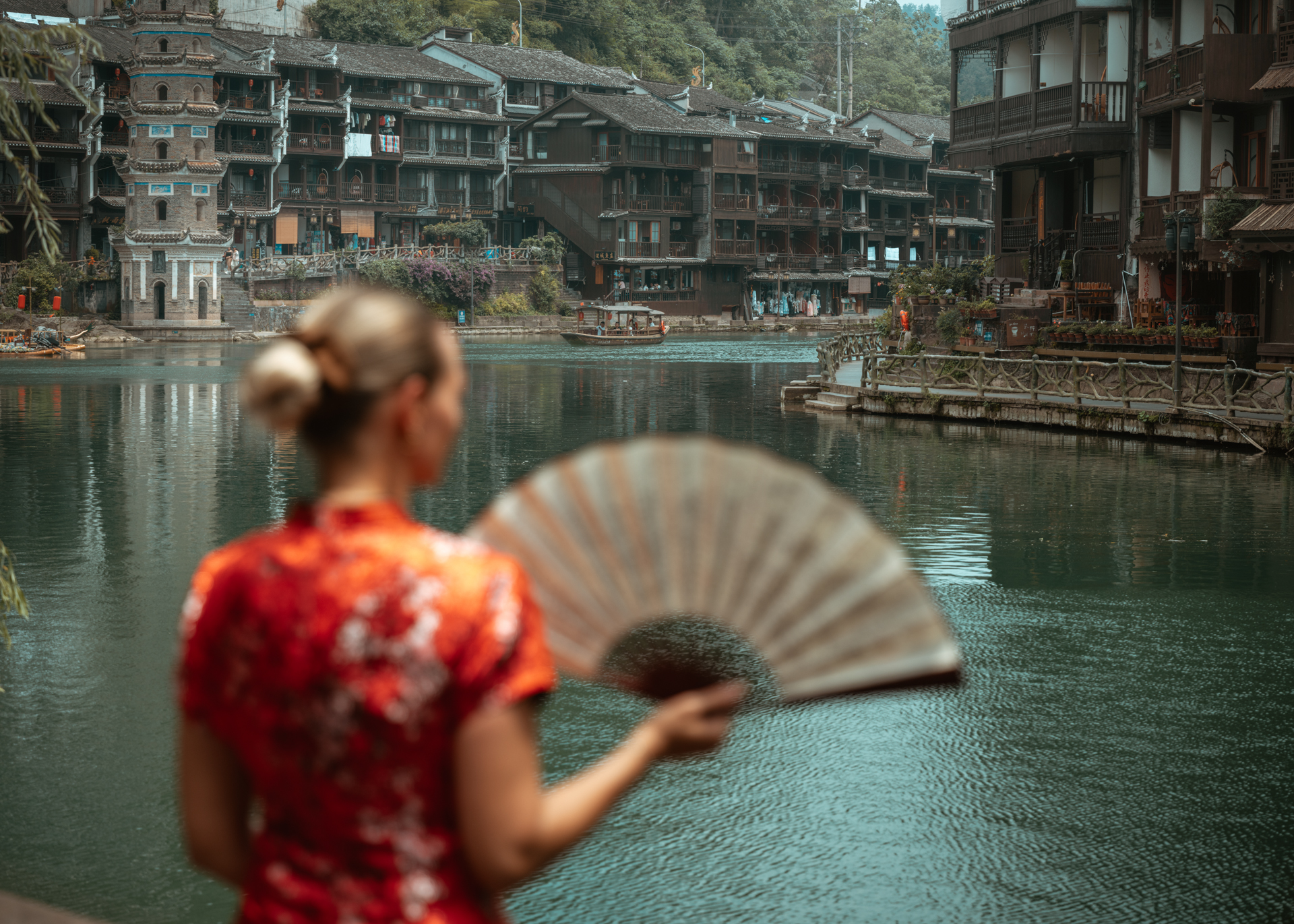 Fenghuang Ancient Town along the Tuojiang River, China