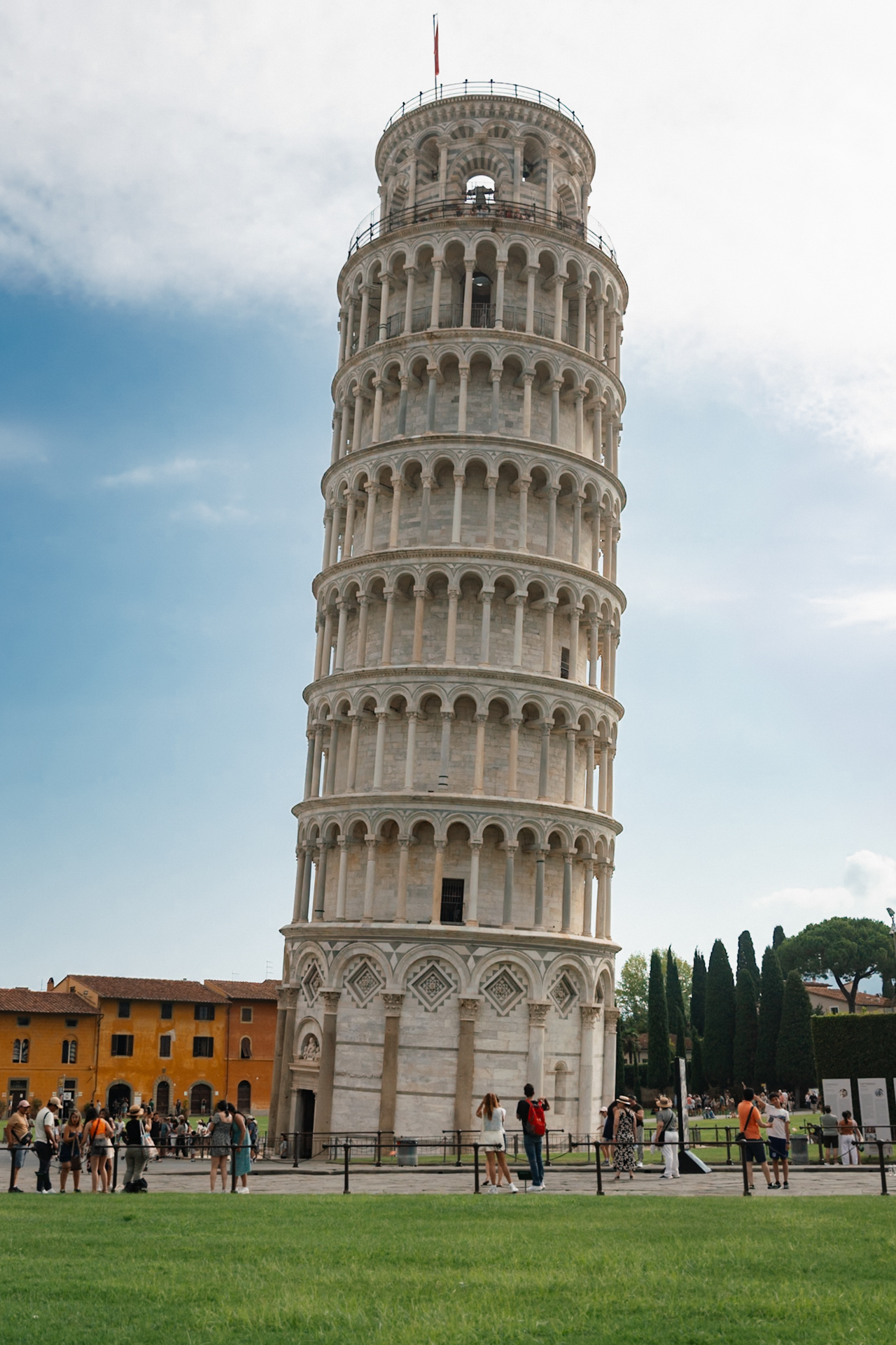 Leaning Tower of Pisa in Piazza dei Miracoli, Tuscany